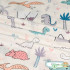 Baby Thin Cartoon Liberty Polyester Rayon Sewing Fabric for Quilting Clothes Top DIY Handmade by the Half Meter