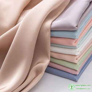 Satin Polyester Summer Chiffon Fabric for Sewing Clothes Pajama Shirt Quilting Micro Elastic Fabric