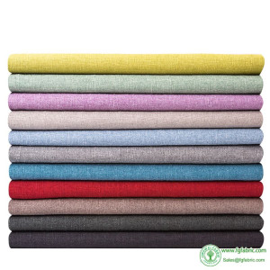 Solid Color Thicken Bamboo Joint Cotton Llinen Fabric for Curtains Cushion Tablecloths Sofa Textile