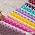 100% Cotton Polka Dot DIY Sewing Fabric Paint for Doll Clothes Home textile 50x160cm