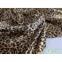 Leopard Satin Fabric Polyester Silky Material DIY making craft 150cm by meter