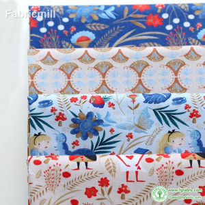 Liberty Cotton Fabric Digital Printing Clothing DIY Handmade Baby Clothing Fabric By Half Meter