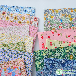 Sewing Fabric New Thin Cotton Floral Printed Poplin Cotton Quilting Clothes by Half Meter