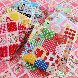 Patchwork Fabric Pure Cotton Floral Quilt Stitching Pattern for Sewing Clothes Dresses by Half Meter