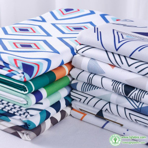 Geometric Canvas Fabric Stripes Triangle Polyester for Tablecloths Curtains Pillows Handmade DIY per Meters