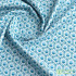 Blue Cherry Blossom Wave Ethnic Cotton Geometric Pattern Digital Printing Fabric For Quilting Clothes DIY Handmade By Half Meter