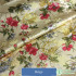 Peony Flowers Polyester Satin Brocade Fabric for Sewing Clothes Dresses Hanfu Kimono 0.5X0.7m