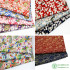 Japanese Style Bronzing Cotton Fabric Flower Butterfly Fish Cat Dog Cherry Blossoms Printed Sewing Patchwork Per Half Meter