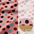 Polka Dot Chiffon Fabric Opaque Printed Color Big Dots for Sewing Summer Clothes By Meters