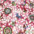 Japanese Style Bronzing Cotton Fabric Flower Butterfly Fish Cat Dog Cherry Blossoms Printed Sewing Patchwork Per Half Meter