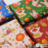 Patchwork Cotton Handmade Fabric Digital Printing Chinese Style Rabbit Lion Dance by Half Meter