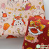 Patchwork Cotton Handmade Fabric Digital Printing Chinese Style Rabbit Lion Dance by Half Meter