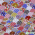 Japanese Style Bronzing Cotton Fabric Flower Butterfly Fish Cat Dog Cherry Blossoms Printed Sewing Patchwork Per Half Meter