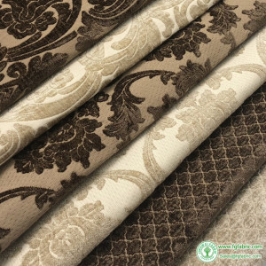 High Quality European Style Jacquard Chenille Velvet Fabric Home Decoration Accessories Upholstery Textile