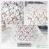 White Hollow Out Lace Fabric For Wedding Decorations Home Decor Fabric by the Metre 100cmx140cm