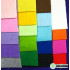 Mix colors 100% Polyester Nonwoven Felt Fabric 2MM Thick Felt Fabric - Pre-Cut 16 Sheets 30cm x 30cm