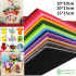 40pcs Color Felt Cloth Non-Woven Fabric Polyester Cloth DIY Bundle For Patchwork Sewing Doll Handmade Craft 1mm Thick Home Decor