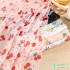 Strawberry 4-Way Stretch Lace Mesh Fabric Cherry Spandex Tulle Fabric Summer Bottoming Sleeve Clothes Children's Skirts Supplies