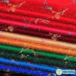 Brocade  fabric flower fabric nylon fabrics for sewing material for dress textile fabric