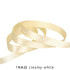 White Dot Ribbon Tape 10Mm Satin Lace Trim Gift Decoration Accessories 4.5 Yards/Lot JA121