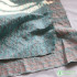 Lost Rose Blue High Grade Gray Exquisite Woven Embroidered Small Rose Jacquard Fabric DIY