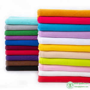 Solid Color 4-way Stretch Jersey Fabric 65