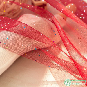 Mint Tulle Fabric Of Sewing Dress Mesh Lace Glitter Fabric For Diy Wedding And Christmas Decoration TJ0556