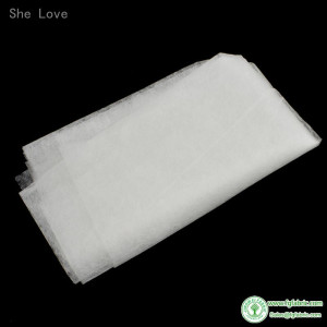 Chzimade 100cm Iron On Double Faced Adhesive Fabric DIY Interlining Sewing Patchwork Adhesive Lining DIY