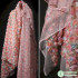 Pink Three-Dimensional Rose Semi-Transparent Yarn DIY Creative Dress Wedding Dress Background Decoration Designer Fabric