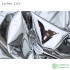 Lychee Life 50x137cm Silver Reflective Mirror Cloth Waterproof Clothes Creative Garment Double-sided Silver Mirror TPU Fabric