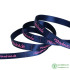 10mm Handmade Print Logo Satin Ribbon Bow Hair Accessories Material Ja125