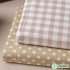 Linen Cotton Fabric Cloth For Patchwork Quilting Dot Fabrics DIY Bags Baby Clothing Dress Handmade Sewing Textile Materials