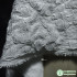 White Jacquard Fabric Creative Clothing Designer Pleated Texture Cloth Apparel Diy Sewing Pure Polyester Material