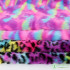 Rainbow Leopard Polyester Cotton Sewing Quilting Fabrics Needlework Material DIY Handmade Cloth Handmade Sewing