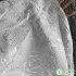 White Linear Plant Jacquard Fabric Three-Dimensional Texture Creative Bag Suit Skirt Clothing Designer Fabric