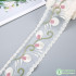 Embroidered Lace Trim Mesh Ribbons for Making Bows, Hair Accessories, Bridal Wedding Decorations, Gift Wrapping 2 Yards