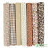 7 Pcs/Set 50x50cm Sewing Cloth Telas Patchwork Quilt Fabrics Handmade Cotton Tissues Fabric For Needlework