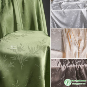 Jacquard Heavy Crepe Fabric for Dresses Wholesale Cloth Per Meter Apparel Sewing Diy Pure Acetate Satin Material