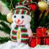 NEW Christmas Glitter Fabric Red Green Stripe Polyester Fabric Clothing Accessories for Xmas Tablecloth Pillowcase Snowman Scarf