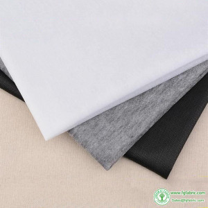 Gray White Black Non-woven Fabric Interlinings   Linings Iron On Sewing Patchwork Adhesive Single-sided