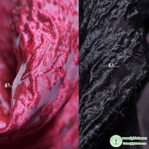 Jacquard Fabric Solid Dark Three-dimensional Texture Clothing Designer Cloth Apparel Diy Sewing Rayon Polyester Material