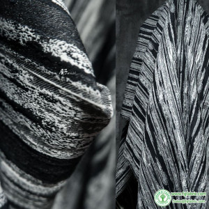 Jacquard Fabric Black White Texture Stripes Casual Clothing Designer Wholesale Cloth Apparel Sewing Diy Pure Polyester Material