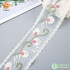 Embroidered Lace Trim Mesh Ribbons for Making Bows, Hair Accessories, Bridal Wedding Decorations, Gift Wrapping 2 Yards